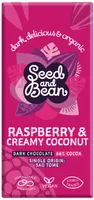 Raspberry & Creamy Coconut Extra Dark Chocolate Bar