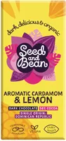 Aromatic Cardamom & Lemon Fine Dark Chocolate Bar