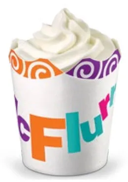 McFlurry vanille nature