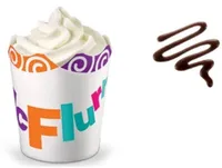 McFlurry vanille nappage chocolat