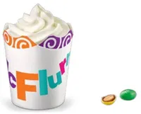 McFlurry vanille M&Ms