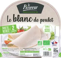 Blancs de poulet tranché x2