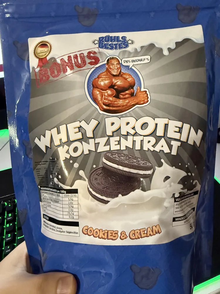 Whey Protein Konzentrat Cookies & Cream