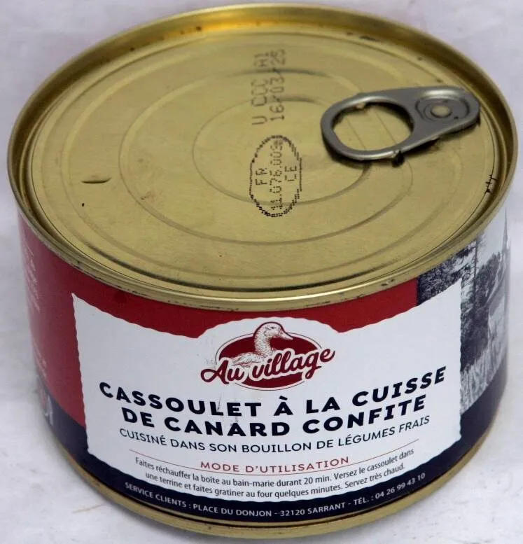 Cassoulet à la cuisse de canard confite