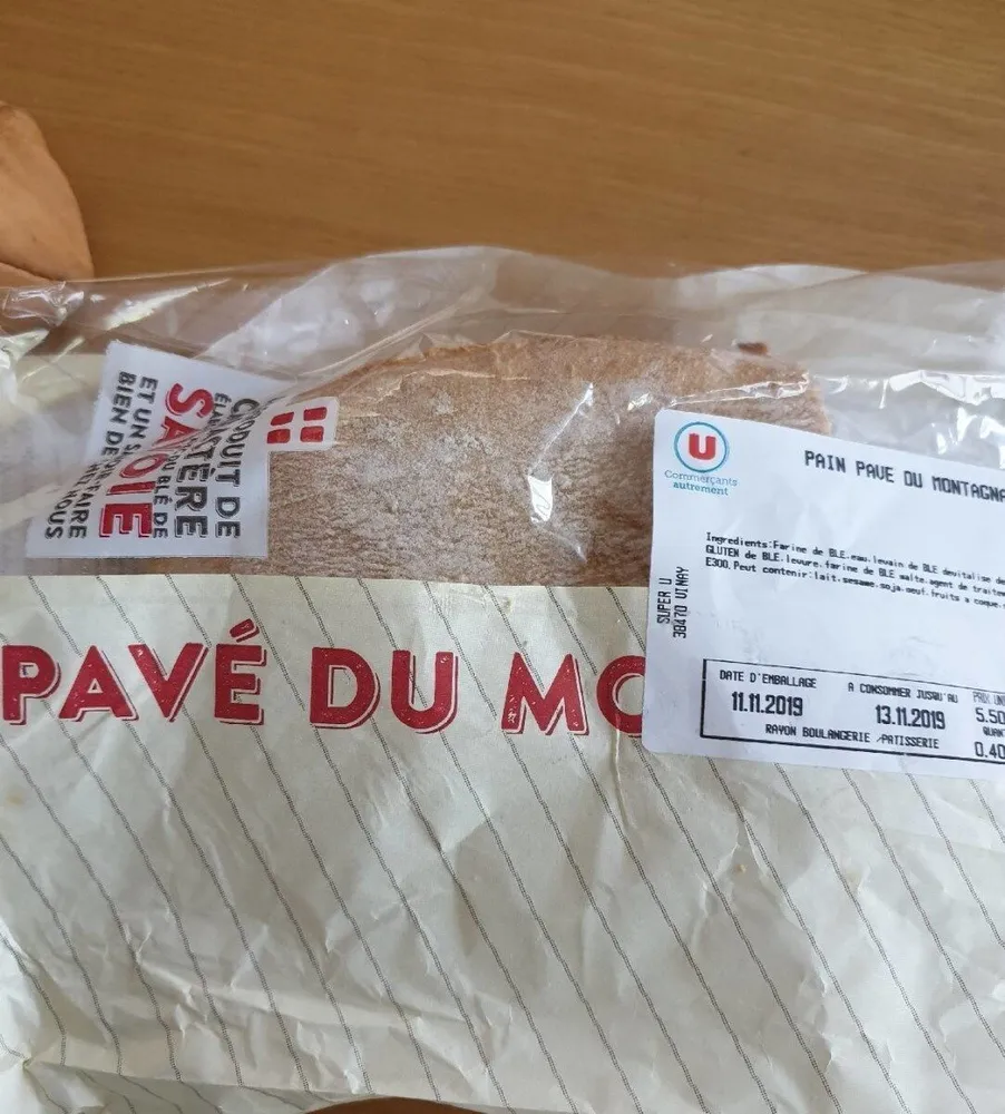 Pain pavé du montagnard