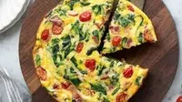 Omelete com vegetais