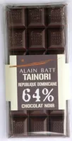 Chocolat noir 64%, Tainori