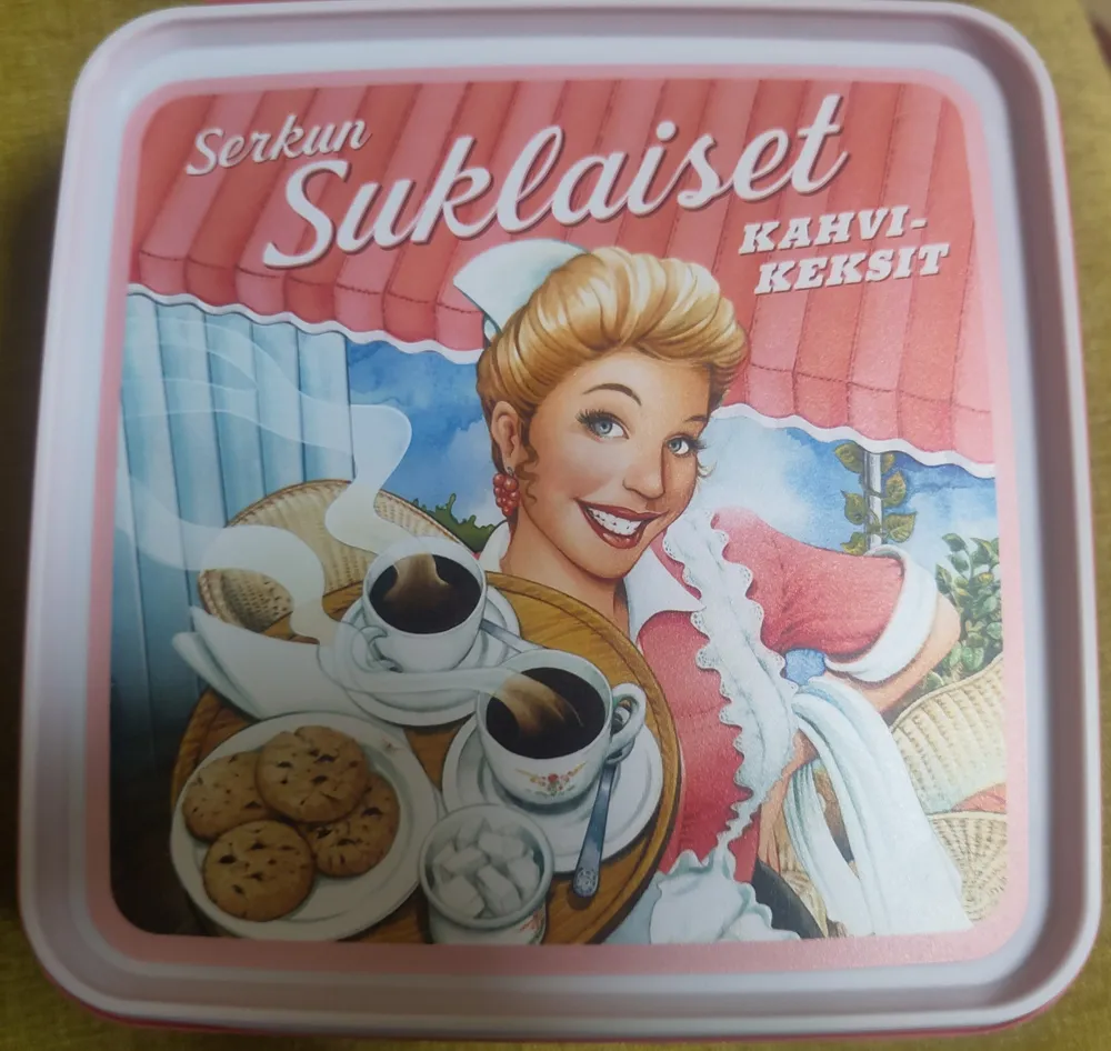 Serkun suklaiset kahvikeksit