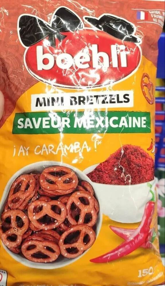 Mini bretzels saveur mexicaine
