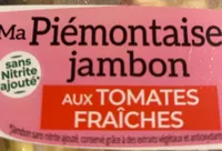 Ma Piémontaise jambon aux tomates fraîches