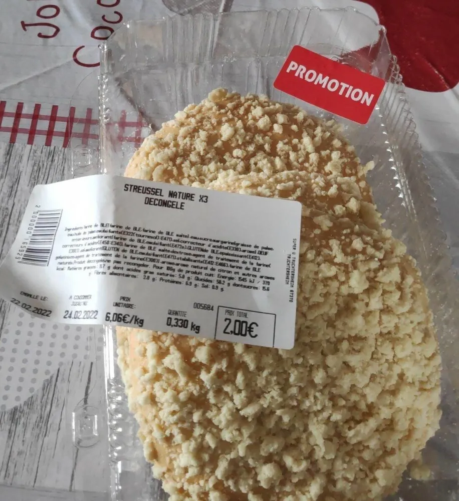 Streussel Nature x3
