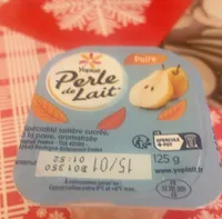 Perle de lait poire