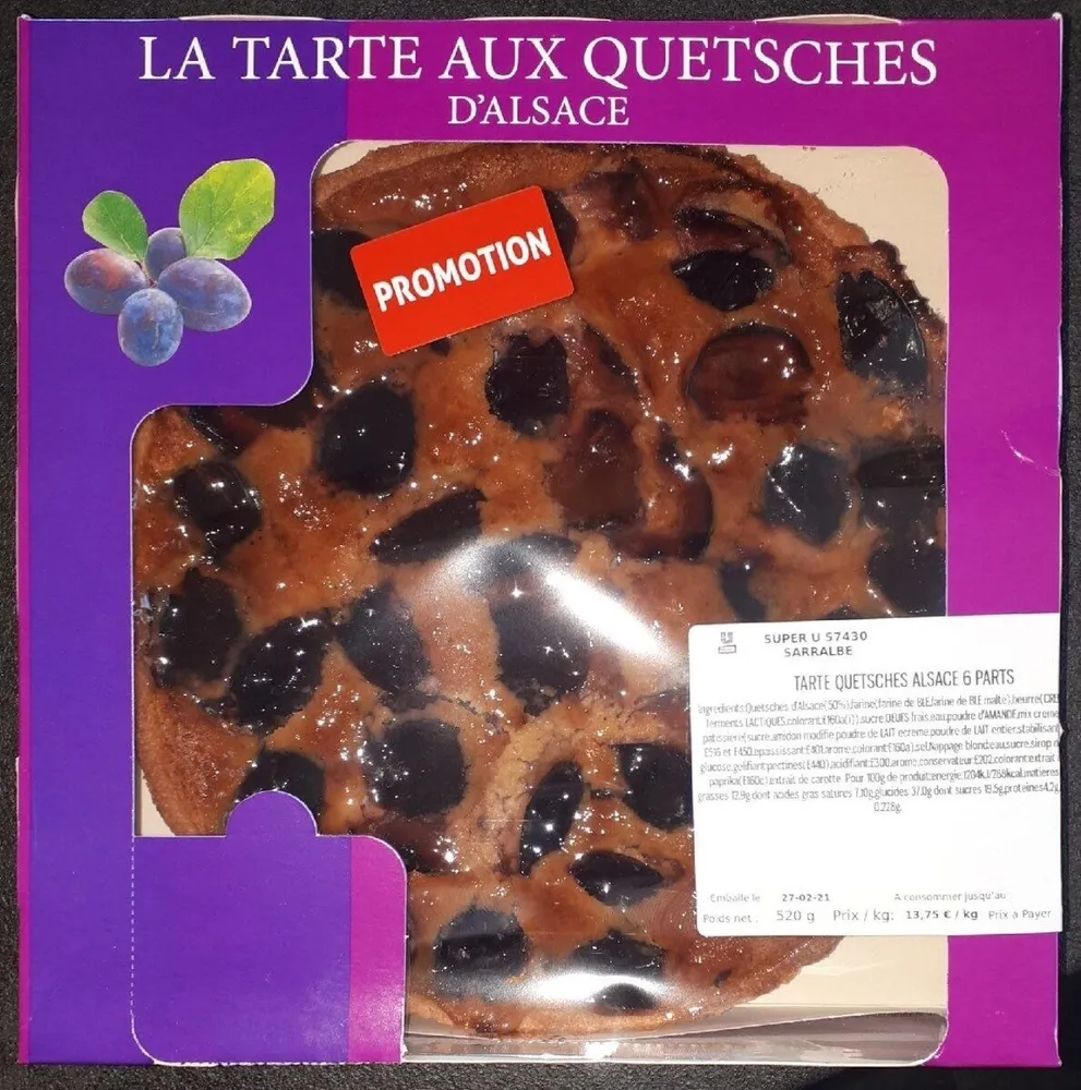 La tarte aux quetsches