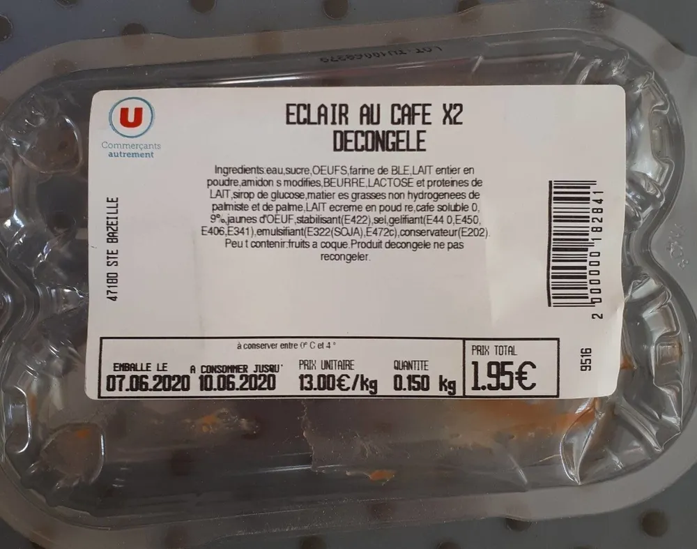Eclairs au café