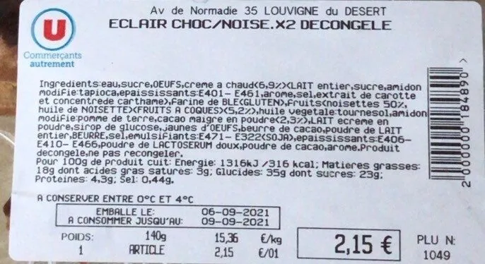 Eclair chocolat