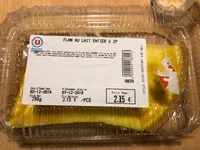 Flan au lait entier