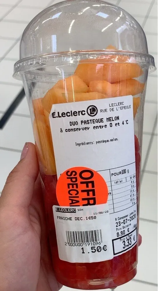 Duo pasteque melon