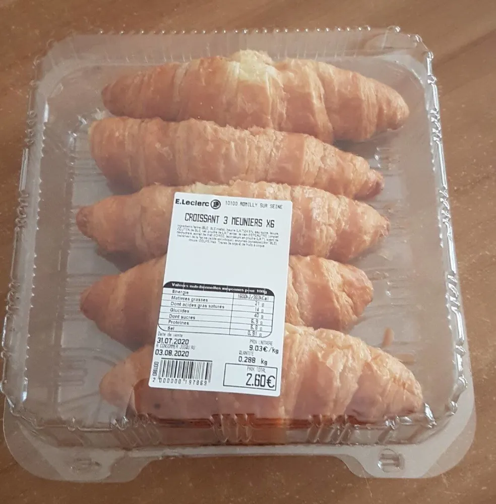 Croissants 3 Meuniers