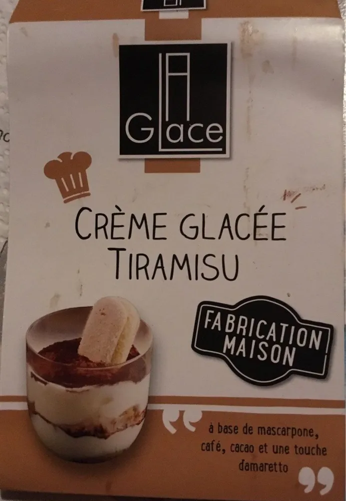 Crème glacée tiramisu