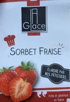 Sorbet fraise congele