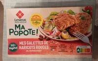 Mes Galettes de haricots rouges , riz, poivrons rouges ma popote