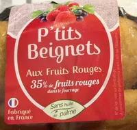 Mini beignets x 8 fruits rouges