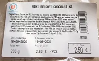 Mini beignet chocolat