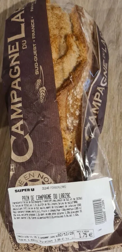 Pain de campagne du larzac