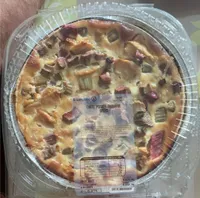 Tarte pommes rhubarbe