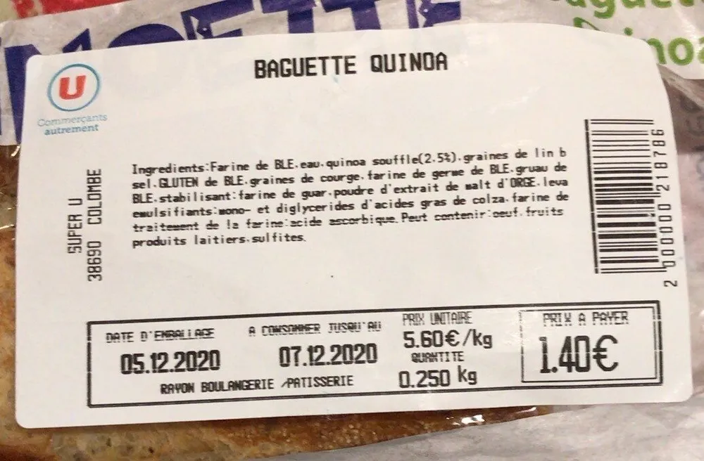 Baguette Quinoa