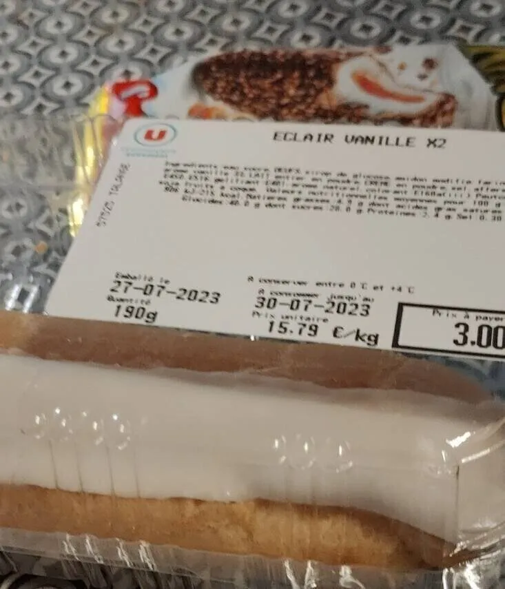 Éclair vanille