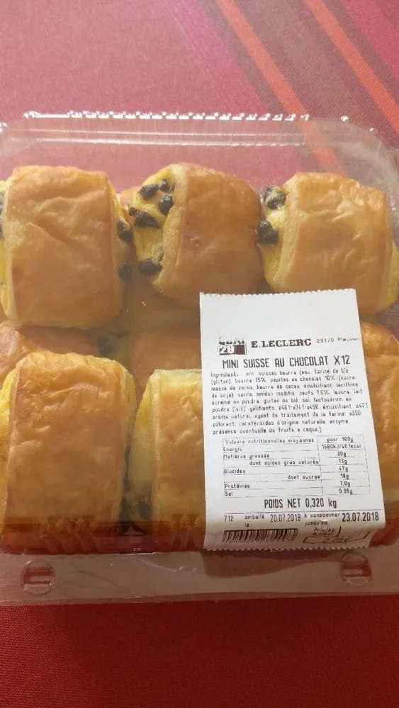 Mini suisse au chocolat x12