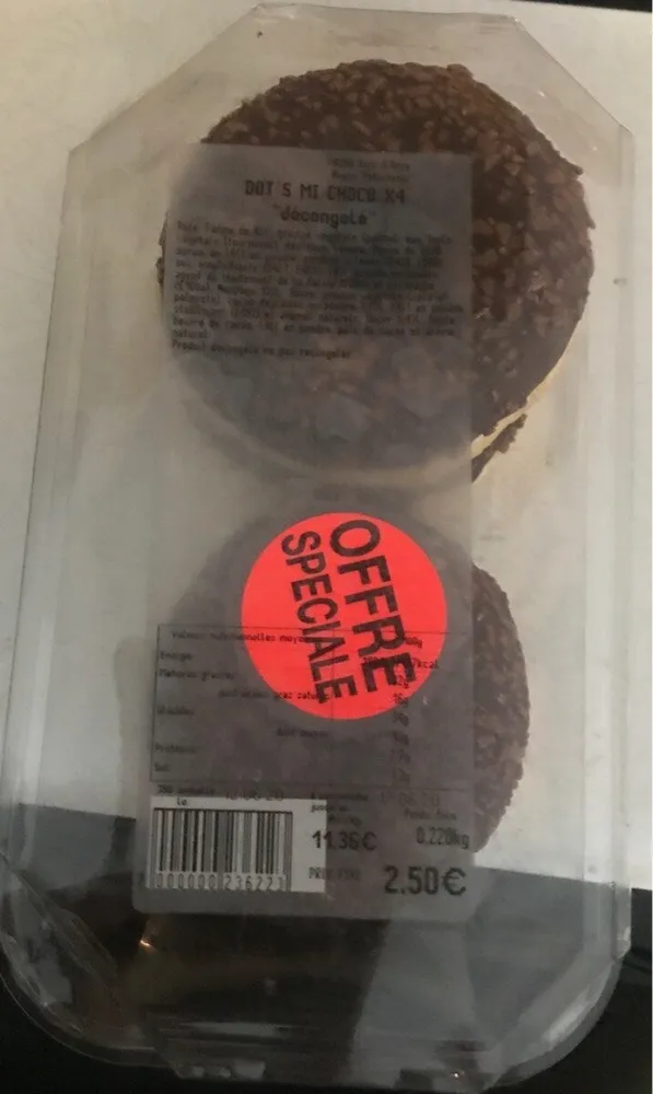 Dot's mi choco X4 "décongelés"