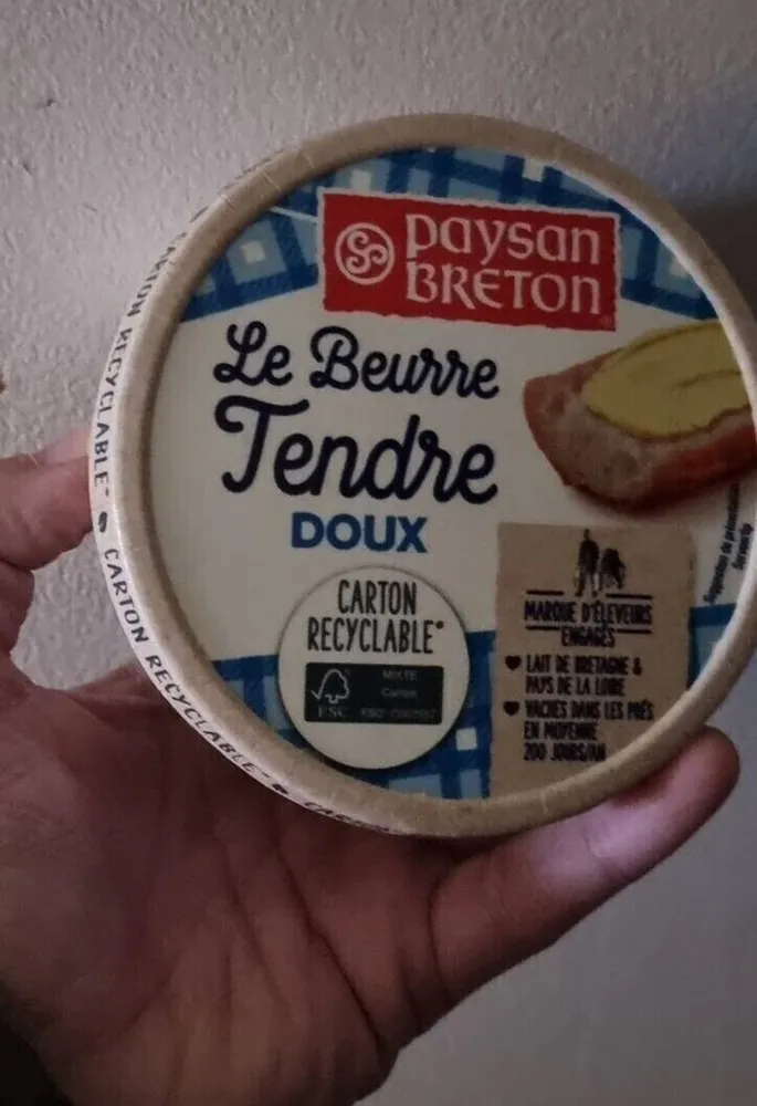 Le beurre tendre