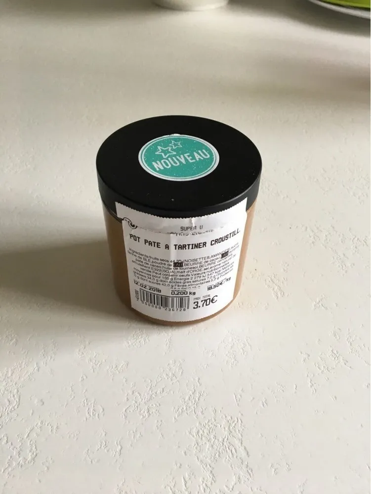 Pate a tartiner croustillante