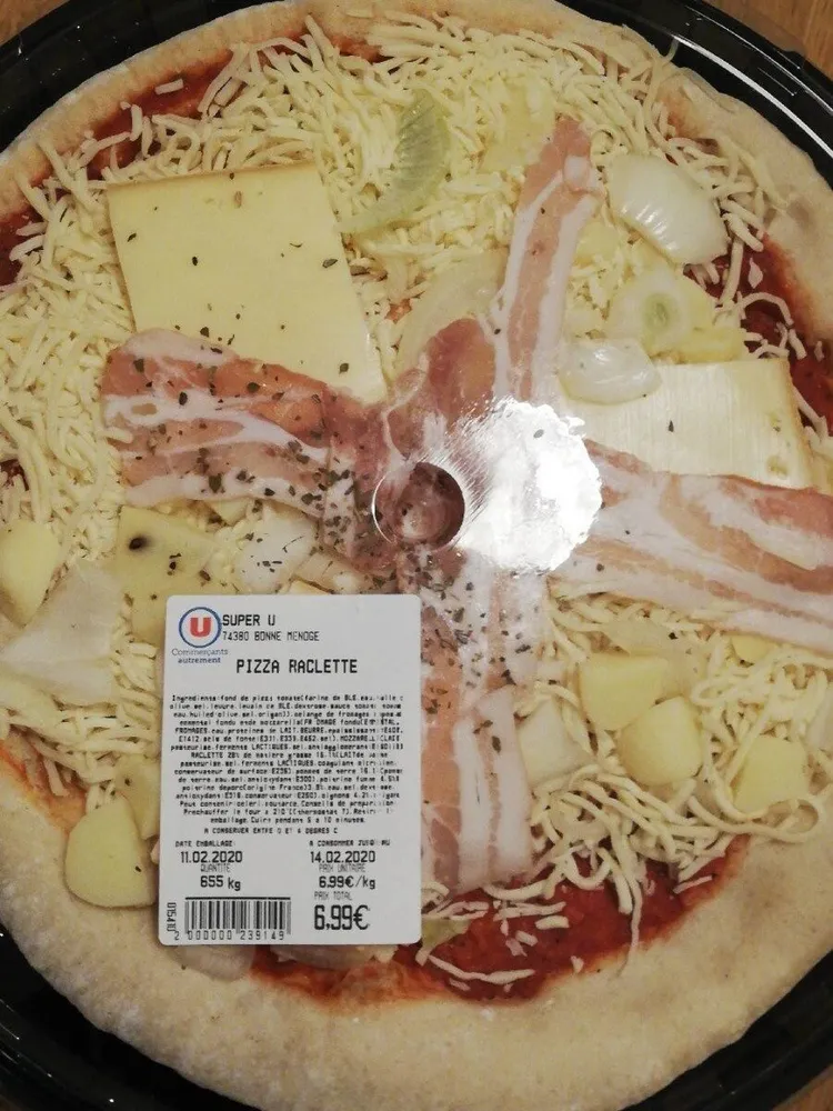 Pizza raclette