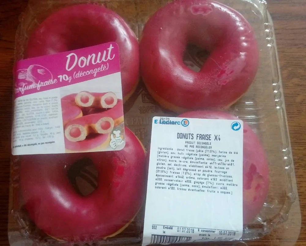 Donuts fraise ×4