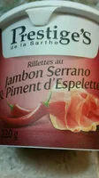 Rillettes au jambon serrano & piment d'espelette