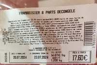 FRAMBOISIER 8 PARTS DÉCONGELÉ