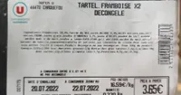 Tartelette framboise