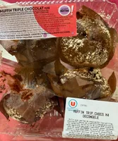 Muffin triple chocolat