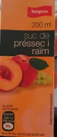 Suc de préssec i raïm