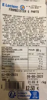 Framboisier 6 parts