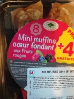 Mini muffins aux fruits rouges