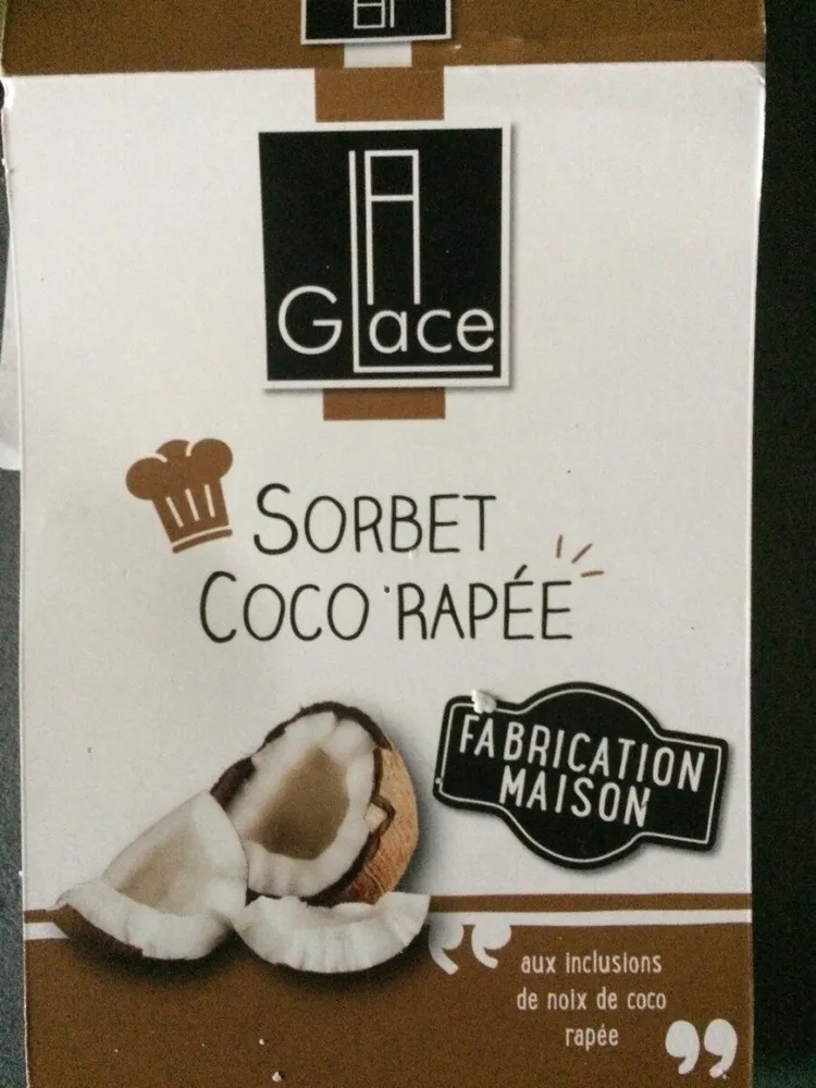 Sorbet coco rapée