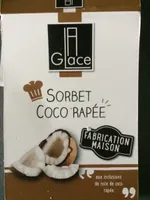 Sorbet coco rapée