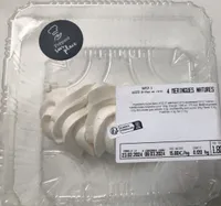 4 meringues natures