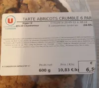 Tarte abricot crumble