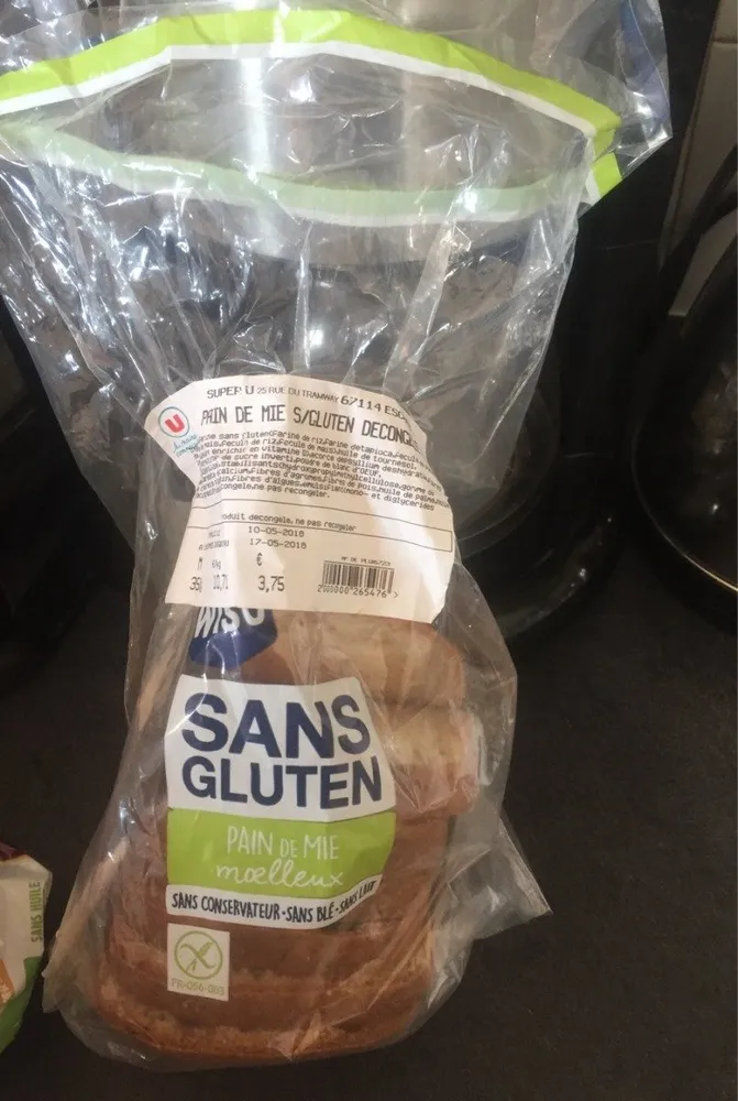 Pain de mie sans gluten