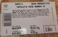 Tartelettes poire amandes